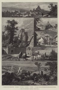 Vistas de Launceston, na Cornualha